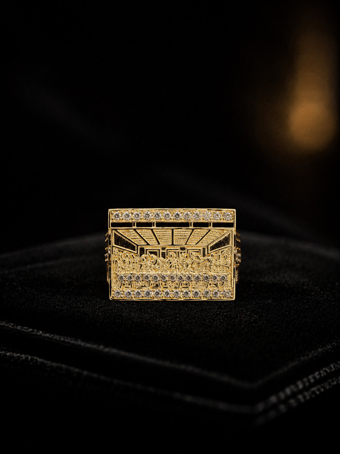Unisex 10K gold ring, size 10